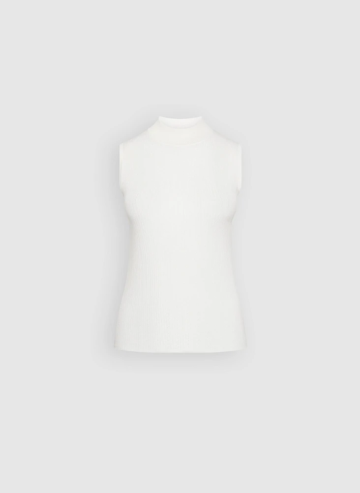 Essential Mock Neck Tank Top