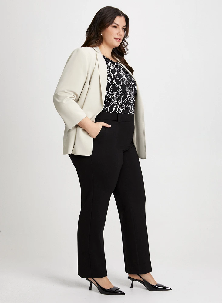 Sofia Pull-On Straight-Leg Pants - Regular