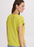Cuffed Sleeve T-Shirt