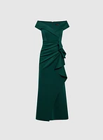 Cascade Ruffle Dress