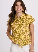 Cap Sleeve Blouse