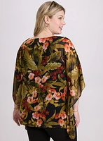 Tropical Print Blouse