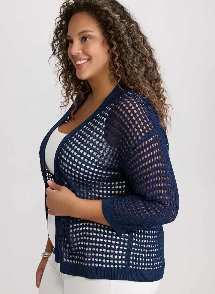 Open Knit Cardigan