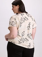 Floral Drop Shoulder Top