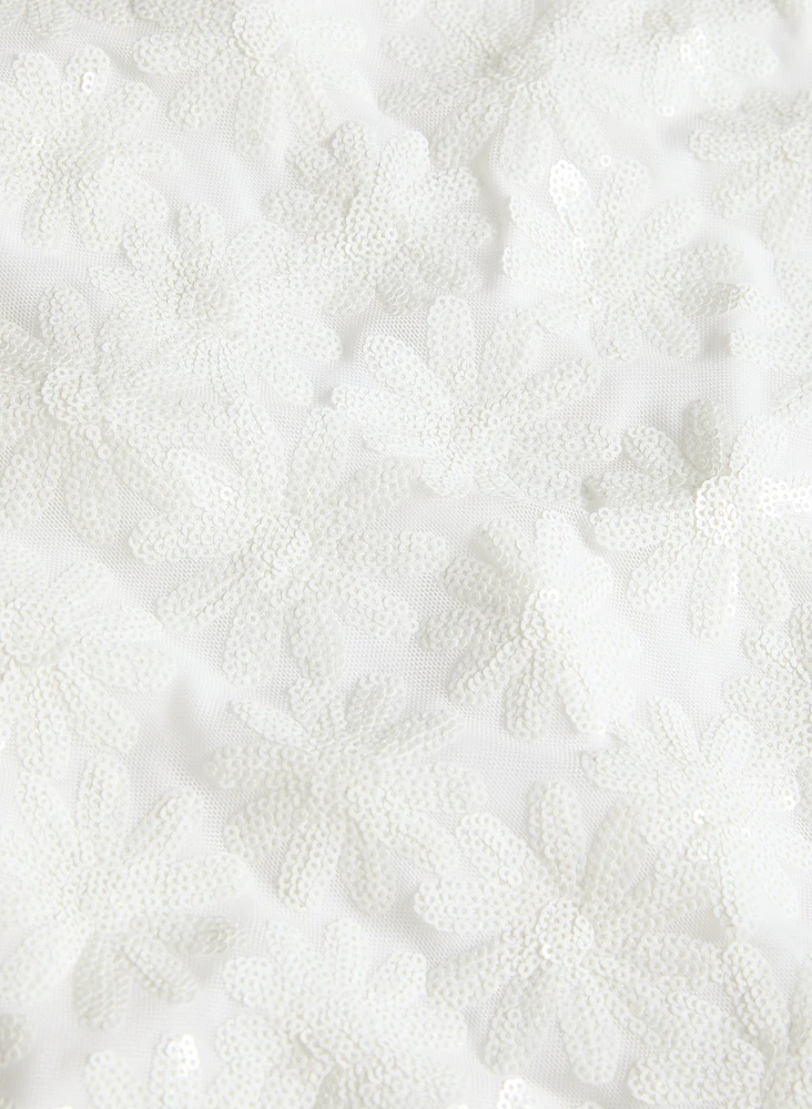 Sequined Daisy Dress