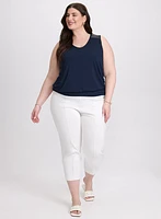 Sleeveless Beaded Top