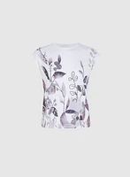 Floral Burnout T-Shirt