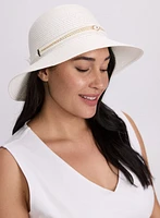 Straw Cloche Hat
