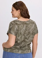 Leaf Print T-Shirt