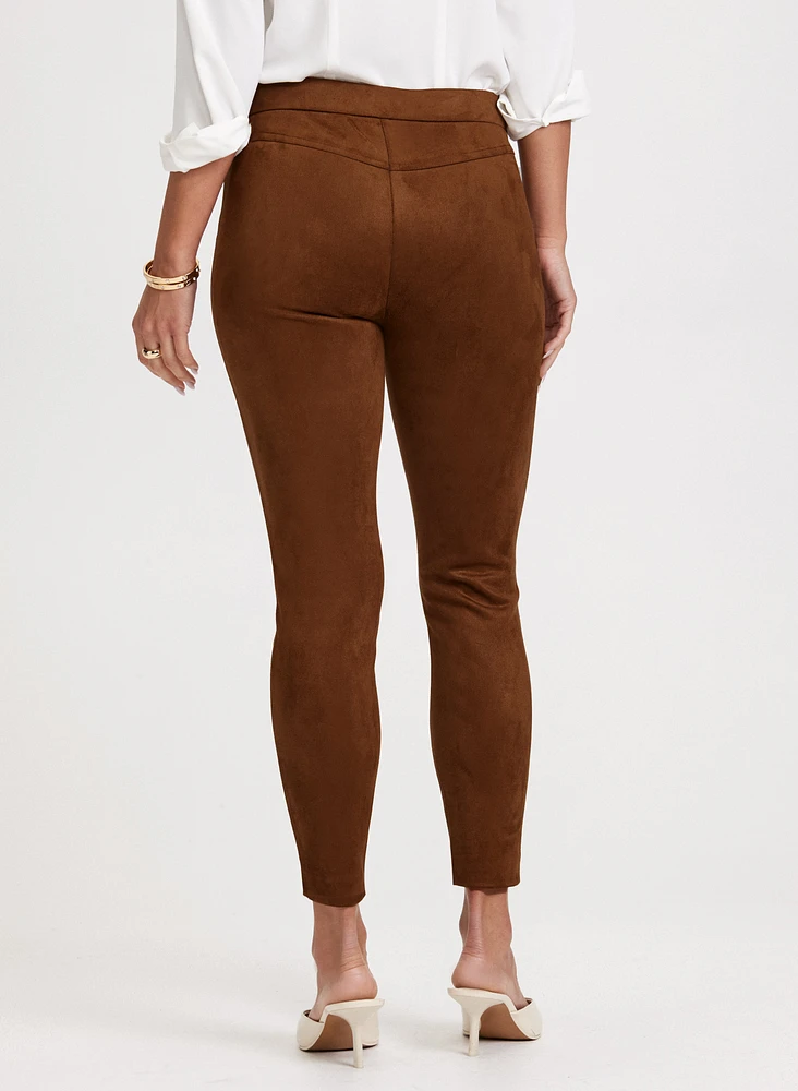 Faux-Suede Chloe Leggings