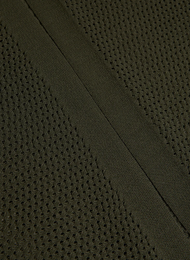 Open-Stitch Cardigan