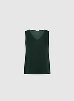 Satin Sleeveless Blouse