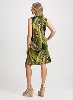Palm Print Dress