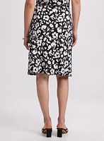 Floral Pull-On Skirt