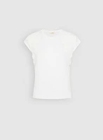 Floral Appliqué T-Shirt