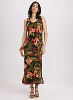 Tropical Jersey Maxi Dress