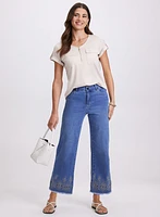 Zip Front T-Shirt
