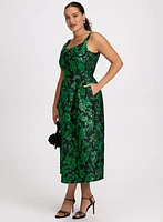Metallic Jacquard Dress