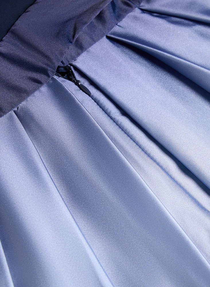 Ombre Effect Evening Dress
