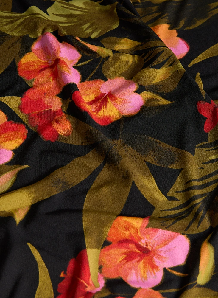 Robe maxi tropicale