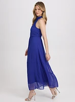 Halter Neck Midi Dress
