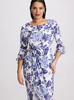 Floral Wrap Dress