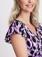 Circle Print Dress