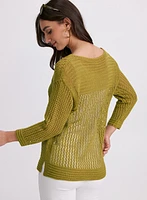 Open Knit Sweater