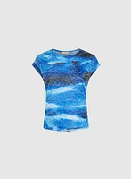 Embellished Abstract T-Shirt
