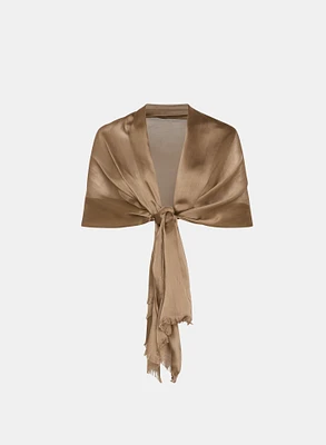 Foulard oblong satiné