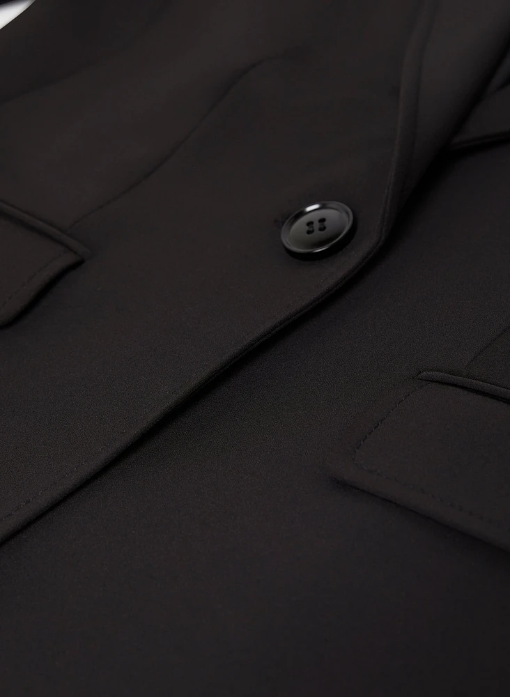 Notched Collar Blazer