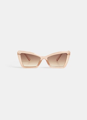 Cat-Eye Plastic Sunglasses