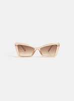 Cat-Eye Plastic Sunglasses