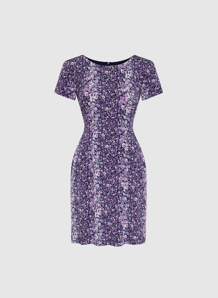 Floral Jersey Dress