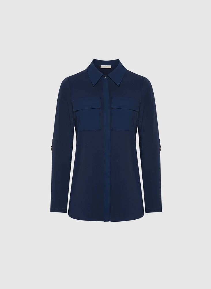 Button Jersey Shirt