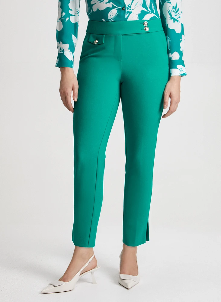 City Fit Slim Leg Pants