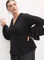Melanie Lyne - Tiered Bell Sleeve Top