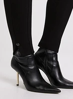 Chloe Enamel Button Hem Leggings - Regular