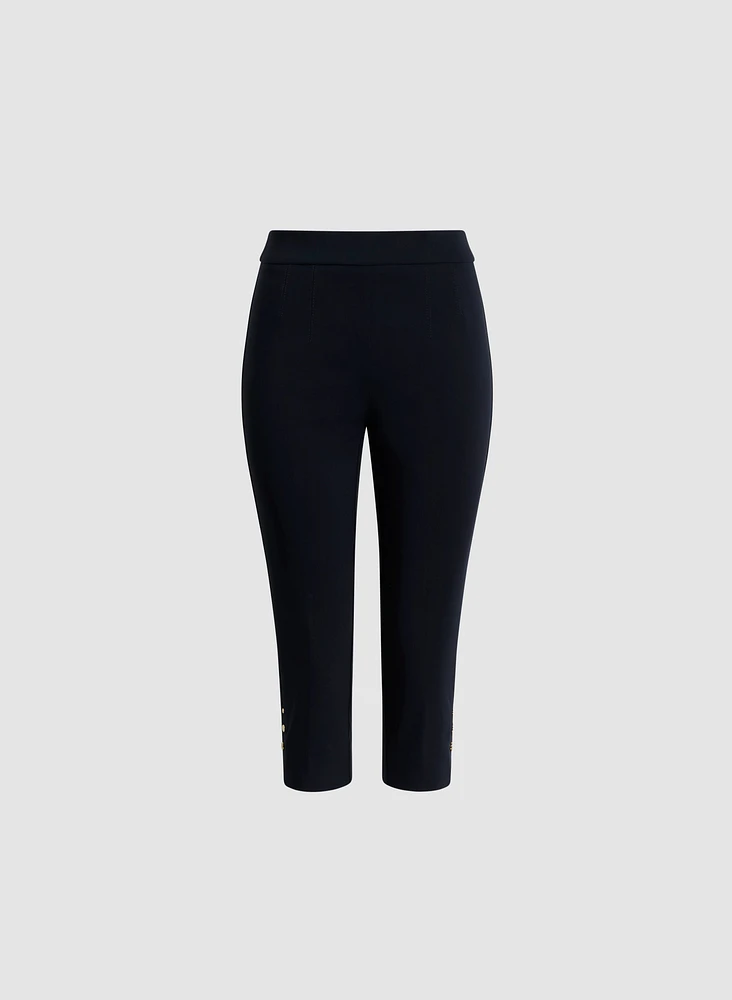 Pull-On Bengaline Capris