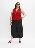 Melanie Lyne - Cardigan boutonné sans manches