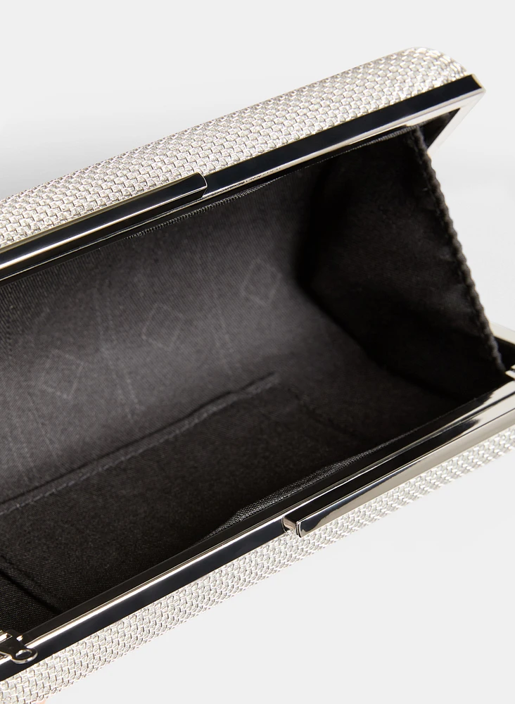 Glitter Rectangular Clutch