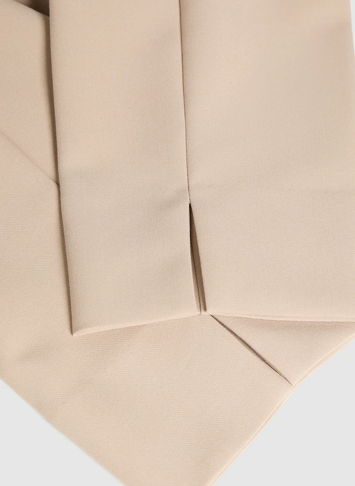 Pleated Slim-Leg Pants
