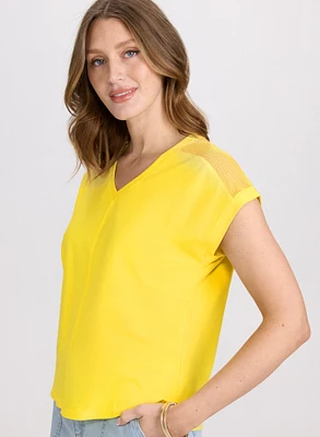 Mesh Insert T-Shirt