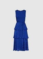 Tiered Dot Dress