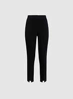 City Fit Front Slit Pants