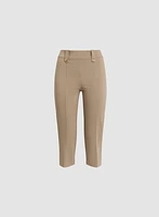 Straight Leg Pull-On Capris