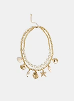 Seashell & Starfish Necklace