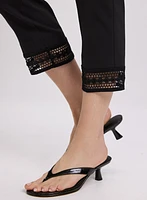 Lace Trim Capris