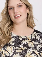 T-shirt à motif floral
