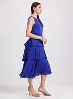 Tiered Dot Dress